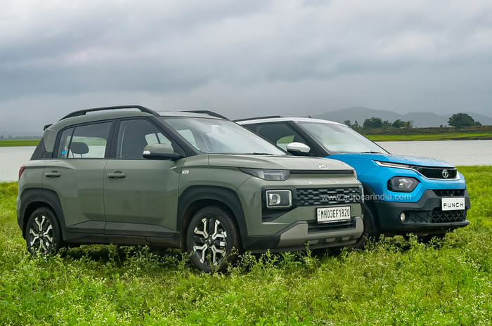 Hyundai Exter vs Tata Punch comparison: Lightweight champs 